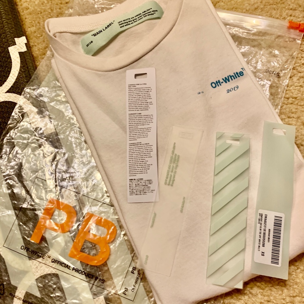 Off-White “main label” 2019  tee